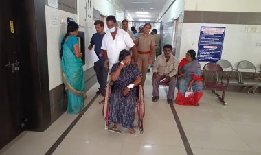 மனைவியை கத்தியால் குத்திய கணவன்! ஓடி வந்து காப்பாற்றிய மக்கள்!