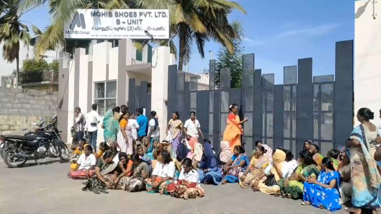 ஷூ தொழிற்சாலை ஊழியர்களை பாடாய்படுத்தும் நிர்வாகம்! கண்ணைக் கட்டிக்கொண்டிருக்கும் தொழிலாளர் நல அலுவலர்கள்!