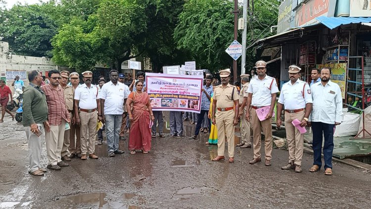 ராஜபாளையத்தில் போதை ஒழிப்பு பிரச்சாரம்!