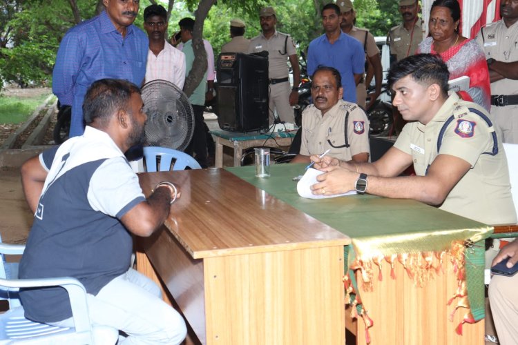போதை பற்றி போட்டு கொடுக்க எண் அளித்த நாகை எஸ்.பி!