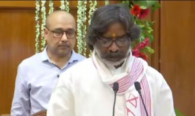 சிறையில் இருந்து திரும்பிய கையோடு 3-வது முறை முதல்வரானார் ஹேமந்த் சோரன்!