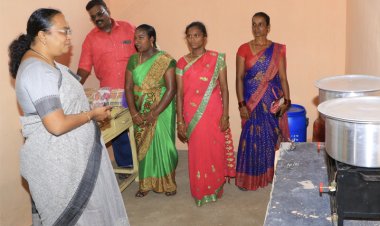 2,907 அரசுநிதி உதவி பள்ளிகளில்முதலமைச்சரின் காலை உணவு திட்ட விரிவாக்கம்! ஆட்சியர் வே.இரா.சுப்புலெட்சுமி ஆய்வு!