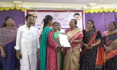 அரசு பள்ளி மாணவர்களின் படிப்பு பாதியில் நிற்க கூடாது! வேலூர் ஆட்சியர்!