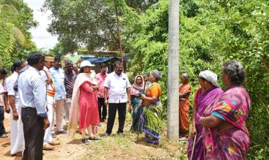 தீவிர ஆய்வு நடத்திய திருவாரூர் கலெக்டர்!