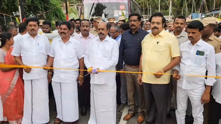 கொப்பரையில் ஆற்றை கடந்தவர்களுக்கு முதல்வர் பாலம் கட்டிக் கொடுத்துள்ளார்! அமைச்சர் எ.வ.வேலு பெருமிதம்!