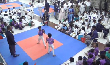 மாணவர்கள் தீய பழக்கத்துக்கு ஆளாகக்கூடாது! கராத்தே போட்டியின் போது நடிகர் பொன்னம்பலம் அட்வைஸ்!