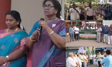 ஊரீசு கல்லூரியில் பயின்ற முன்னாள் ஜனாதிபதிக்கு மரியாதை செய்த முதல்வர்! சுயநலமாய் ஆர்பாட்டம் நடத்திய ஆசிரியர் சங்கத்தினர்!