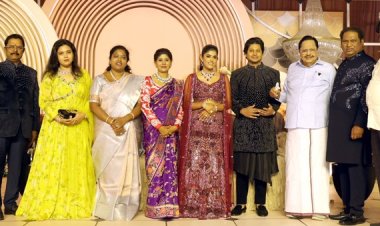 உபி தூத்..டமால் டுமில் சோடா! பிரம்மாண்ட டைனிங்! நறுவீ சம்பத் இல்ல திருமண வரவேற்பில் குவிந்த விவிஐபிக்கள்!