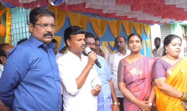 நான் 3 லட்சம் கொடுக்கிறேன்...எம். எல் .ஏ சார் நீங்களும் கொஞ்சம் கொடுங்கள்! திருவண்ணாமலை எம்பி பேச்சு!,