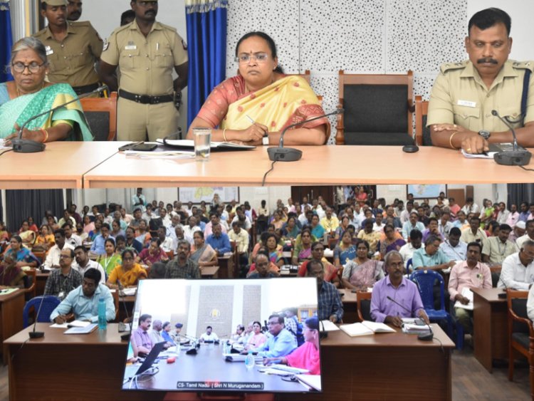 பள்ளி கல்லூரிகளில் பாலியல் துன்புறுத்தலை தடுக்க கலெக்டர்கள் எஸ்பிகளுடன் ஆலோசனை! காணொளியில் நடத்தினார் தலைமை செயலாளர்!