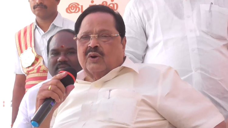 மந்திரி வரார் மச்சான் வரார் என அவசரமாக  திறக்க கூடாது! அமைச்சர் துரைமுருகன் பேட்டி!