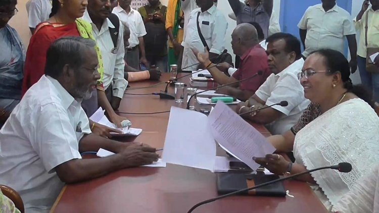 ஏரியில் கழிவுநீர் அகற்றக்கோரி ஆட்சியரிடம் மனு!