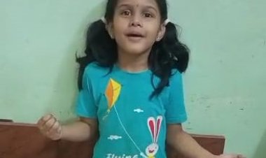 மெல்லிய குரலில் ஆத்திச்சூடி பாடிய சிறுமி!