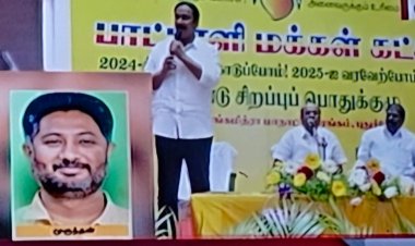 பாமகவில் ராமதாஸ் - அன்புமணி லடாய்!   நான் சொல்வதை கேட்கவில்லை என்றால் கட்சியை விட்டு வெளியேறலாம்!