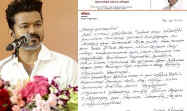 அன்புத் தங்கைகளே! விஜய் பரபரப்பு கடிதம்!