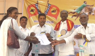 ஓய்வூ பெற்ற கட்டிட தொழிலாளர்களுக்கு மாதம் ரூ.5 ஆயிரம் வழங்க வேண்டும்! ஆர்.டி.பழனி பேச்சு!