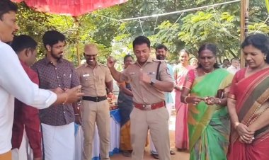 பம்பரம் சுழற்றிய கலெக்டர் - எஸ்.பி.!