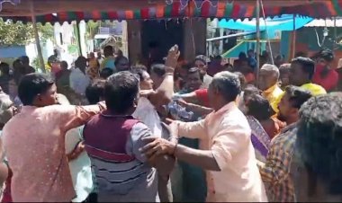 பெண் மரணத்தில் சந்தேகம்? எரிப்பதா புதைப்பதா? அடி தடி ரகளை!