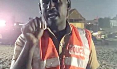 கடல் அலைகளை மீறி சவுண்டு விட்ட பெண்!... போலீசார் திணறல்!