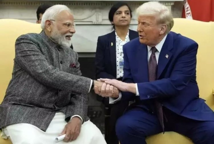 பிரதமர் மோடி -அதிபர் டொனால்ட் டிரம்ப் சந்திப்பு! அமெரிக்க பொருட்கள் மீதான வரிகளை குறைக்க பேச்சு வார்த்தை!