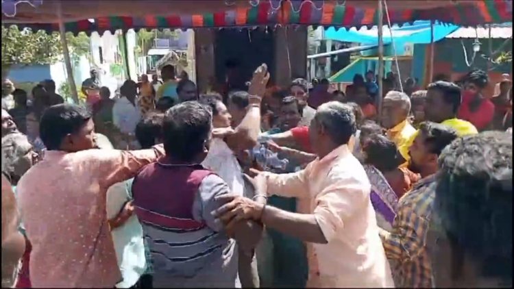 பெண் மரணத்தில் சந்தேகம்? எரிப்பதா புதைப்பதா? அடி தடி ரகளை!