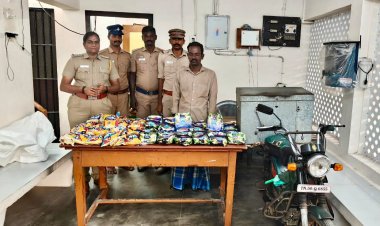 சட்ட விரோதமாக குட்கா பதுக்கி வைத்திருந்தவர் கைது.. போதை பொருட்கள் பறிமுதல்!