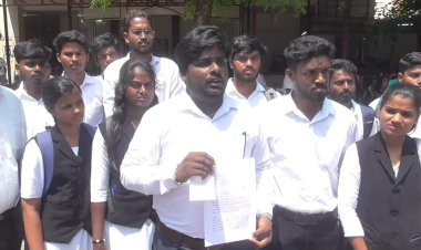 சட்டக்கல்லூரி மாணவர்கள் ஆட்சியரிடம் மனு!