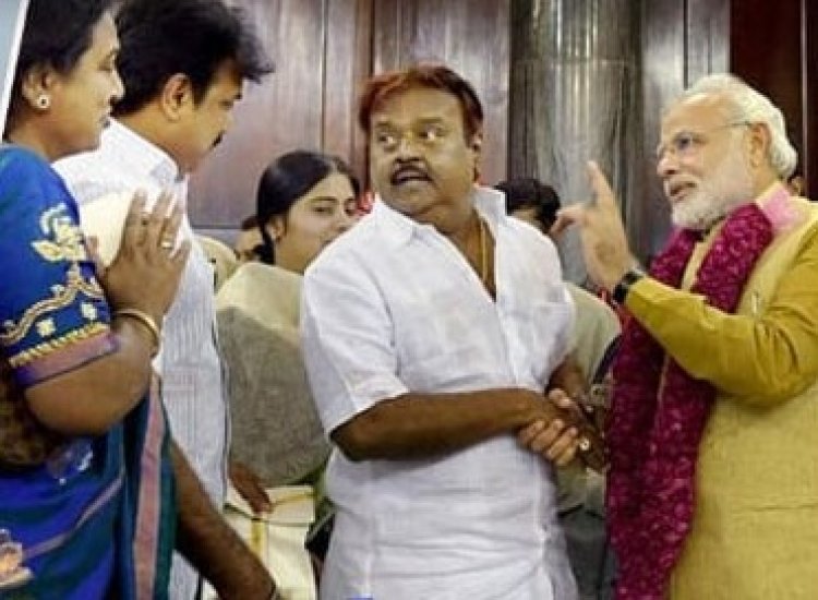 'மோடி ஸ்டோரி' சேனலில் எமோஷனாக மாறிய பிரேமலதா விஜயகாந்த்!