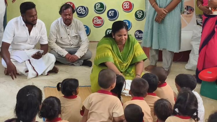 குட்மார்னிட் சொல்லக்கூடாது..வணக்கம் சொல்லனும்... குட்மார்னிட் சொல்லக்கூடாது! கோவில் தூண்கள் அகற்றம்.ரமதிரடி கலெக்டர்!