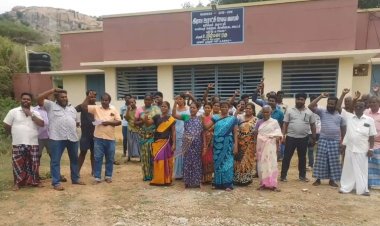 ஊராட்சிமன்ற அலுவலகத்திற்கு பூட்டு போட்டு களேபரம் செய்த மக்கள்!