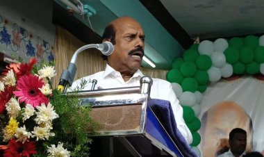 விக்கிரம ராஜா புதிய வணிகர் சங்கம் உருவாக்க நான் தான்  காரணம்!அமைச்சர் எ.வ.வேலு பேச்சு!