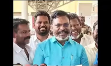 அதிமுகவை தோழமைக் கட்சியாக பார்க்கிறாரா விஜய்?"  திருமாவளவன் கேள்வி! 