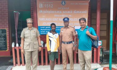 தண்டவாளத்தில் கற்களை வைத்த குடிபோதை ஆசாமி!