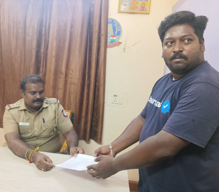 காவல் நிலையத்தில் மிரட்டப்பட்ட ஊடகவியாளர்! பிரஸ் கவுன்சில் ஆஃப் இந்தியாவில் புகார்!
