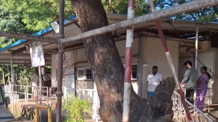 புரோக்கர் கட்டியுள்ள ஒன்னரை கோடி மதிப்புள்ள கட்டிடம்!  ஆர்.டி.ஓ. சோதனை சாவடியில் லஞ்ச ஒழிப்பு போலீசார் சோதனை!