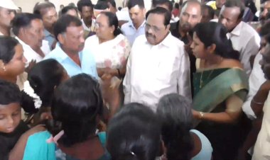 அமைச்சர் துரைமுருகனிடம் மேயர் சுஜதாவை குறித்து பொதுமக்கள் புகார்!