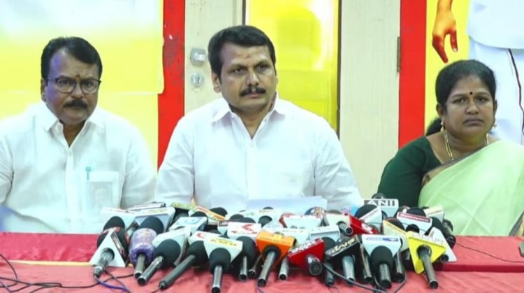 தவெக தலைவர் மீது அக்கட்சியை சேர்ந்தவரே செருப்பு வீச முயன்றார்! செந்தில்பாலாஜி பேட்டி! 10 ரூபாய்க்கும் விளக்கம்!