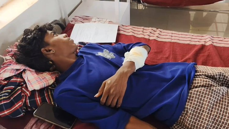 வாலிபர் சுத்துபோட்டு தாக்கு!