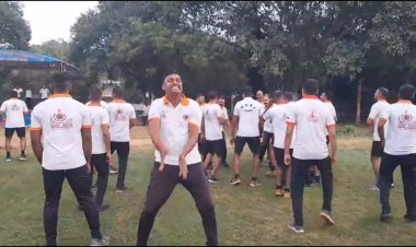 ஜூம்பா நடனம் ஆடி பயிற்சி!