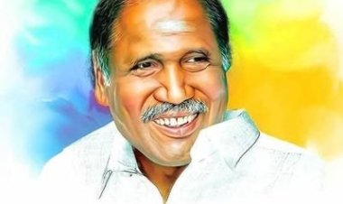 மத்திய அமைச்சர்களுக்கு விபூதி! வழியனுப்பும் புதுவை முதல்வர் ரெங்கசாமி!