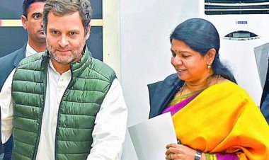 கனிமொழியுடன் ராகுல் காந்தி சந்திப்பு!