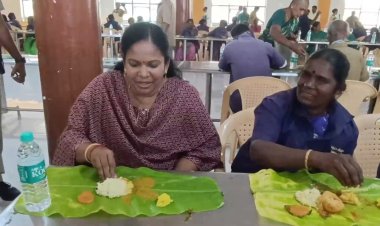 தூய்மை பணியாளர்களுடன் திருப்பத்தூர் இராணிப்பேட்டை ஆட்சியர்கள்!