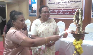 சிறுவயது திருமணமும் கர்பமும் தான் சவாலாக உள்ளது! தலைமை ஆசிரியர்கள் தடுக்க வேண்டுமென கலெக்டர் பேச்சு!