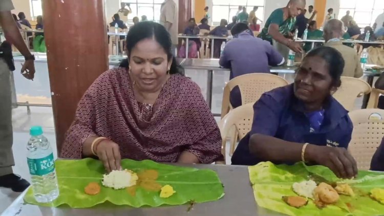 தூய்மை பணியாளர்களுடன் திருப்பத்தூர் இராணிப்பேட்டை ஆட்சியர்கள்!