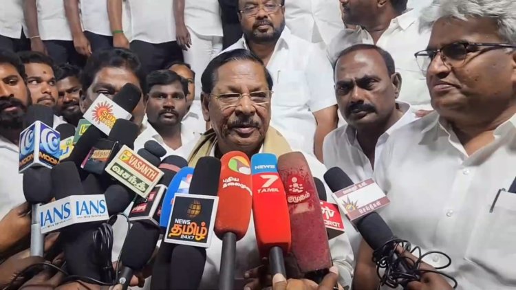 விஜய் கொள்ளையடித்த பணத்தை வெளியில் கொண்டுவரனும் ஆர்.எஸ்.பாரதி பேட்டி!