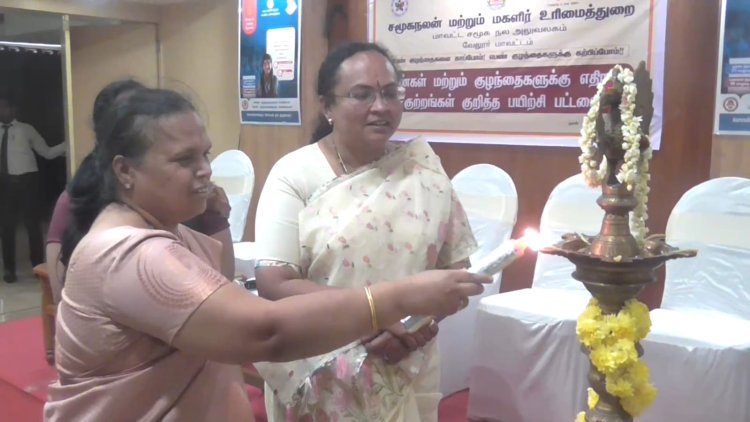 சிறுவயது திருமணமும் கர்பமும் தான் சவாலாக உள்ளது! தலைமை ஆசிரியர்கள் தடுக்க வேண்டுமென கலெக்டர் பேச்சு!