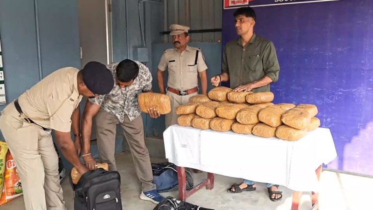 கேட்பாரற்றுக் கிடந்த 36 கிலோ கஞ்சா!