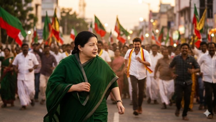 ஜெயலலிதாவை பின்தொடரும் தவெக விஜய்!