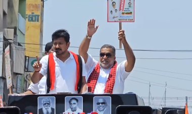 முதல்வர் மகனாகவும் முன்னாள் முதல்வர் பேரனாகவும்! உதயநிதி!