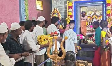 இந்து மத கோவிலுக்கு சீர் வரிவை வழங்கிய இஸ்லாகிய குடும்பத்தினர்!